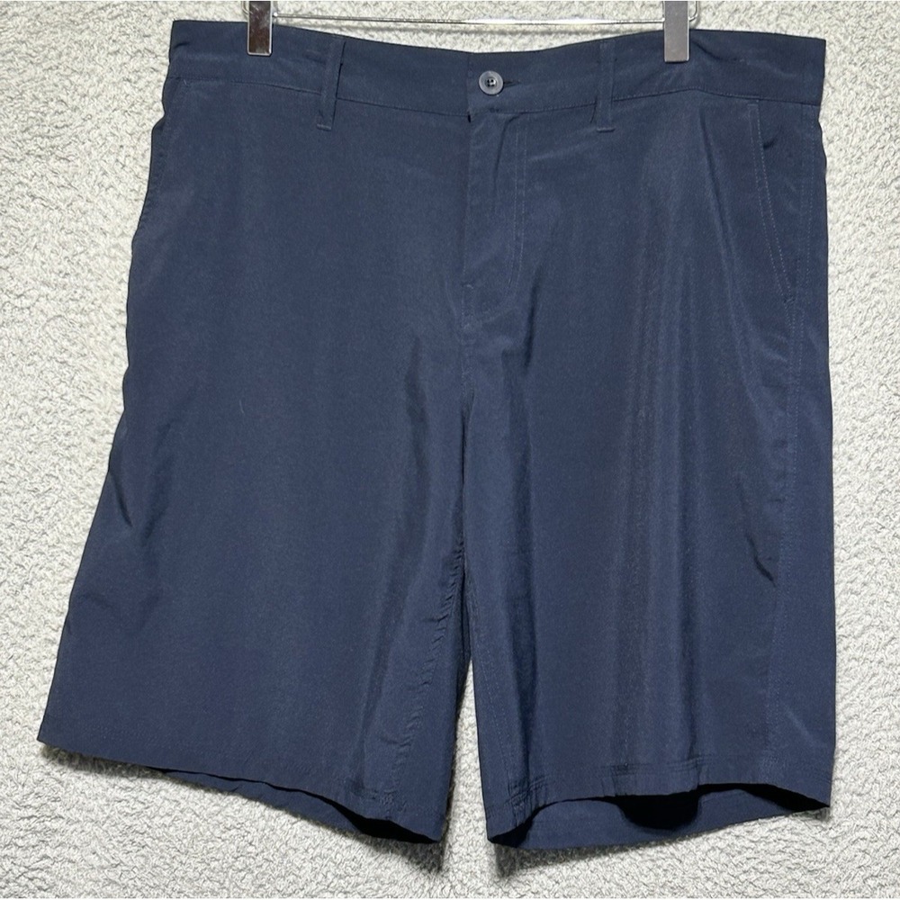 Mens OP Flex Gray and Black 4 Way‎ Stretch Shorts Size 36 Waist Beach Golf